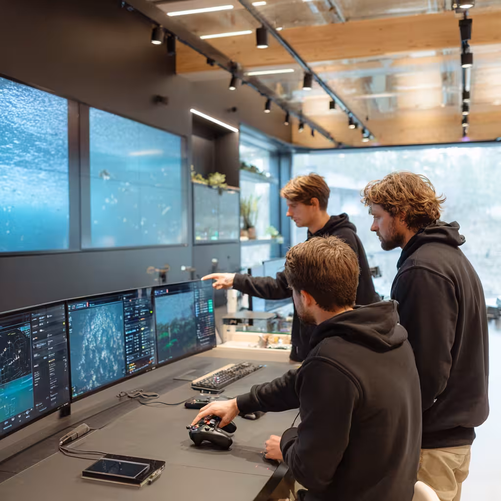 ROV Remote kontrollsenter Haugesund Karmøy - Remote ROV operasjoner for hulltetting og notskader